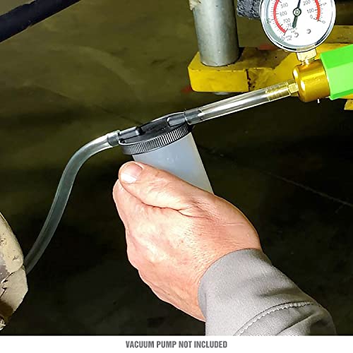 OEMTOOLS 27311 Power Steering and Brake Bleed Adapter Kit, Works w/Hand