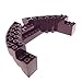 Lego Parts: Boat Hull Brick 16 x 10 x 3 (Dark Brown)