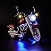 Briksmax Led Lighting Kit for Creator Harley-Davidson Fat Boy - Compatible with Lego 10269 Building Blocks Model- Not Include The Lego Set