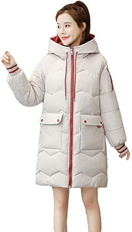 Amazon Zhongjue ジュージェン レディース 中綿 コート ゆったり ロングコート 綿入れ フード付き オーバーコート 冬服 あったか 防寒着 コート 大きいサイズ ダウンコート 韓国ファッション コート ジャケット 通販