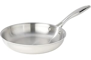 Meyer - SuperSteel Tri-Ply Clad Stainless Steel Frying Pan, Induction Cooktop Compatible (24cm/9.5in)