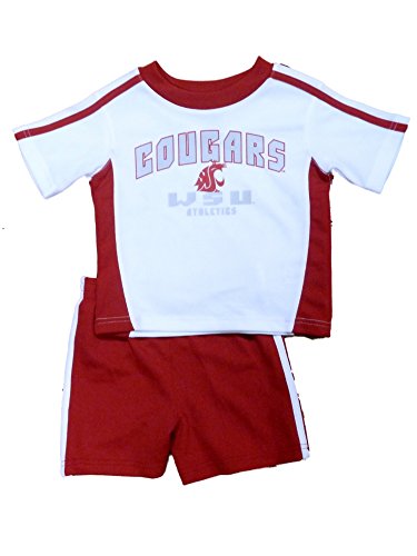 Washington State Cougars Infant & Toddler Boys Red WSU Shorts & T-Shirt Set