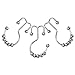 Moldiy Shower Curtain Rings Hooks with Stainless Steel Double Glide Polished Chrome, Set of 12