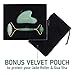 ETHONS Jade Roller & Gua Sha 2 in 1 For Face - Premium Construction Face Massager - Skin Tightening De-Puff Face Scraper - Anti Aging - Relieves Headache & TMJ [Gift-Ready Packaging]