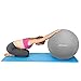 Trideer Yoga Ball - Exercise Ball for Workout pilates Stability - Anti-Burst and Slip Resistant for physical therapy, Birthing, Stretching &Core Workout, Office Ball Chair, Flexible Seating, Home Gym