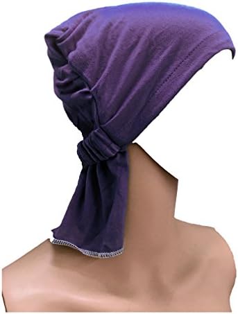 Women's Cotton Fashion Beanies (Purple, Free Size)