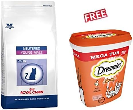 Royal Canin Vet Care Nutrition Cat Neutered Young Male 10kg Complete Dry Cat Food up to 7 Years of Age Rich in Protein with Reduce Calorie Density for Ideal Body Weight