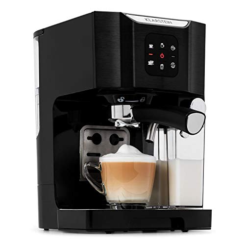 Klarstein BellaVita Espressomaschine - Siebträgermaschine mit Milchschaum-Düse, 3in1 Siebträger Kaffeemaschine, 20 Bar…