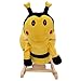 Qaba Kids Plush Rocking Horse-Style Bumble Bee Theme Chair