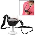 Neoprene Stemstrap Wine Glass Holder, Black