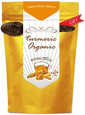 Organic Turmeric Root Powder (Curcumin) , Natural Herbal (3.6 Oz.)