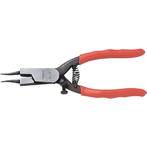 TRUSCO Snap Ring Pliers, For Shafts, Φ0.04 inches (1.0 mm), Curved Claws, Type 51, 51-1B at Amazon