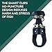 Ardent Smart Clips for use with Culling System, Non-Piercing, 6 Pack , Black