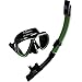 IST Snorkeling Combo Set: Mask, Semi-Dry Snorkel, Mesh Travel Bag (Adult and Junior sizes)