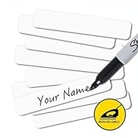 Writable Iron On Clothing Labels, Washer & Dryer Safe (Pack of 200)