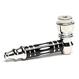 Portable Creative Mini Tube Pipe-Hot Selling Steel Screen Filters (Black)