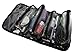 Roll-Up Travel Organizer 4 section Zippered Organize Toiletries Cosmetics Jewelry