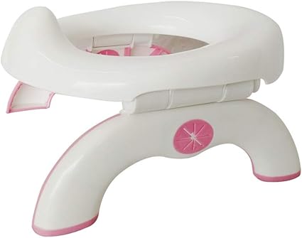 Doubleblack Bebe Pot De Voyage Travel Potty Pliable Reducteur Wc Portable Enfant Rehausseur Transportable 2 En 1 Rose Amazon Fr Bebes Puericulture