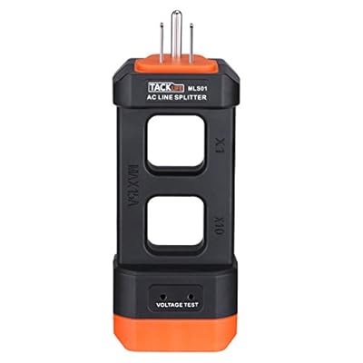 Digital Clamp Meter, Tacklife CM02A 600 Amp TRMS 6000 Counts NCV with AC Current AC/DC Voltage Test Temperature Measure Auto-Ranging Multimeter