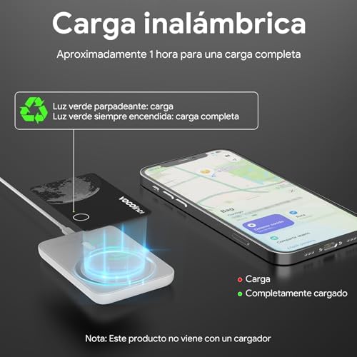 Android Air Tag Card Pack 1, Cartão Recarregável de Carteira Tracker 1,6mm Slim Compatível com Google Locator ou App Apple Search para iOS, Object Finder para Carteira, Malas, Passaporte