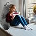 Reading Pillow-Shredded Foam TV Pillow with Removable Cover-Great Support for Reading, Relaxing, Watching TV