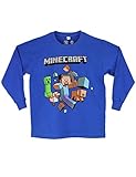 Minecraft Boys' Minecraft Long Sleeve T-Shirt Runaway Steve