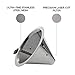 Apace Pour Over Coffee Filter - Reusable Stainless Steel Drip Cone Coffee Dripper - Paperless Strainer for Chemex and Other Coffee Makers
