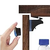 Child Cabinet Locks for Baby Safety, Pairs with Dark-wood, Easy to Install, Excellent Toddler Locks, No Drilling, Magnetic Lock Mechanism, Will Proof a Drawer or Cupboard, 3m Approved Design, Birch Safety Includes 4 Locks + 1 Key, Protect Your Little Ones Today!