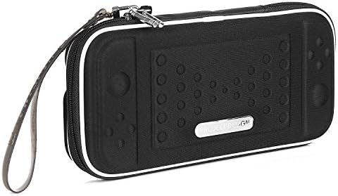 OWCAS Hard Carrying Case with 8 Game Cartridge Holders, Protective HandPortable Travel Carry Case Shell Pouch for Nintendo Switch Console & Accessories, Black