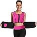 HOPLYNN Sweat Vest for Women, Adjustable Neoprene Sauna Waist Trainer Vest for Weight Loss Pink/L