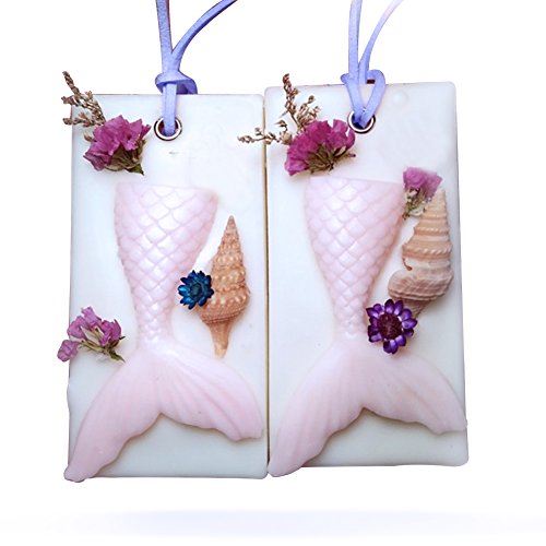 Kabi 4Pcs Large And Small Mermaid Tail Mold Seashell Silicone Fondant Molds for Baking Cake Decoration Making Sugar Craft Candy Chocolate Ice Cube Tray Fimo Soap - Thumbnail 3