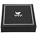 100% Silk Hypoallergenic Sleep Mask with Compact Travel Pouch and Gift Box by Brave Era (Raven Black)
