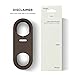 elago Silicone Case Designed for Google Nest Hello Doorbell Cover (Wired) [Dark Brown] - Full Protection, Night Vision Compatible [US Patent Registered]