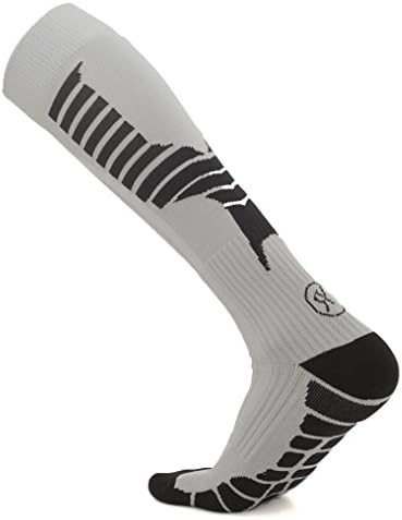 RadoKane Athletic Compression Socks (Grey With Black)