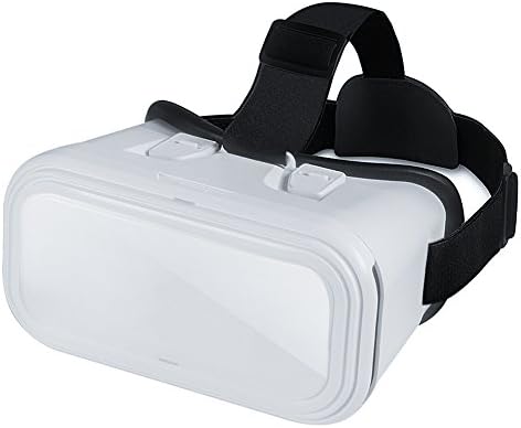 NewLifeStore 3D VR Glasses Latest Edition 3D Movies and Games Virtual Reality Headset White