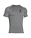 Under Armour Men's Tech WWP T-Shirt, True Gray Heather (025)/Black, Large