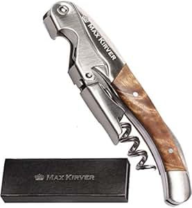 Double hinged wine key