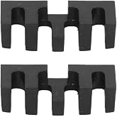 MOPFOL 2PCS Badminton Stringing Load Spreader - Plastic Racket Protector Adapter High Pounds Load Adapter Protector Stringing Machine Tool