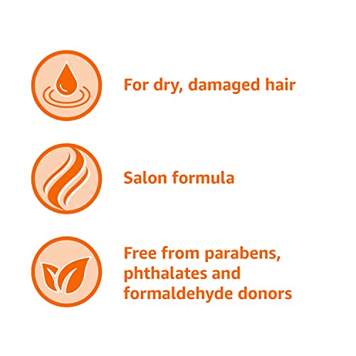 AMAZON BASICS MOISTURE RICH CONDITIONER FOR DRY AND DAMAGED HAIR, NOURISHING, SOFTENS, WITH VITAMIN E, 28 FLUID OUNCE