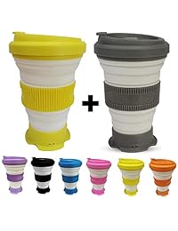 AVALEISURE   Copa de viaje plegable de 453 ml. Una
