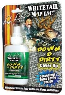 Down &amp; Dirty Cover Up: Buck Call Hunting Lure Scent Whitetal Maniac Series