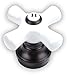 Trim Kit for Porcelain 3-handle Shower Valve, Fit Price Pfister Compression Stem Shower, Oil Rubbed Bronze Finish -By Plumb USA