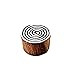 Hashcart Wooden Pottery Stamps for Block Printing - Spiral Stamp Set of 9, Made in India Ink Stamps, Wood Blocks for Crafting on Fabric, Blocks, Clay & Henna Tattoo, Perfect Wood Stamps for Craft