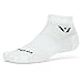 Swiftwick- ASPIRE ONE Running & Cycling Socks for Men & Women, Firm Compression Fit Ankle Socks (White, Medium)