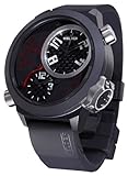 Welder by U-Boat K32 Oversize Triple Time Zone Black Ion-Plated Steel Mens Watch K32-9201 Retail Price $1250