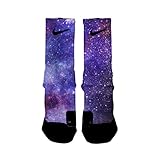 HoopSwagg Deep Space Galaxy Custom Nike Elite Socks