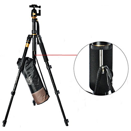 PhotoTrust Professional Portable Aluminium Tripod, Monopod & Ball Head 10 lb Load Capacity Compatible with Canon, Nikon, Pentax, Sony DSLR Camera