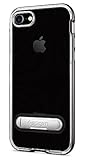 Spigen Crystal Hybrid iPhone 7 Case with Water-Mark Free TPU and Magnetic Metal Kickstand for iPhone 7 2016 - Gunmetal