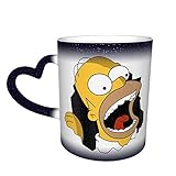 Homer Simpson Heat Changing Coffee Mug Ceramic Heat