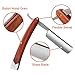 Straight Razors for Men Straight Edge Razor Cutthroat Razor with Velvet Bag - Stainless Steel Blade + Premium Rosewood Handle